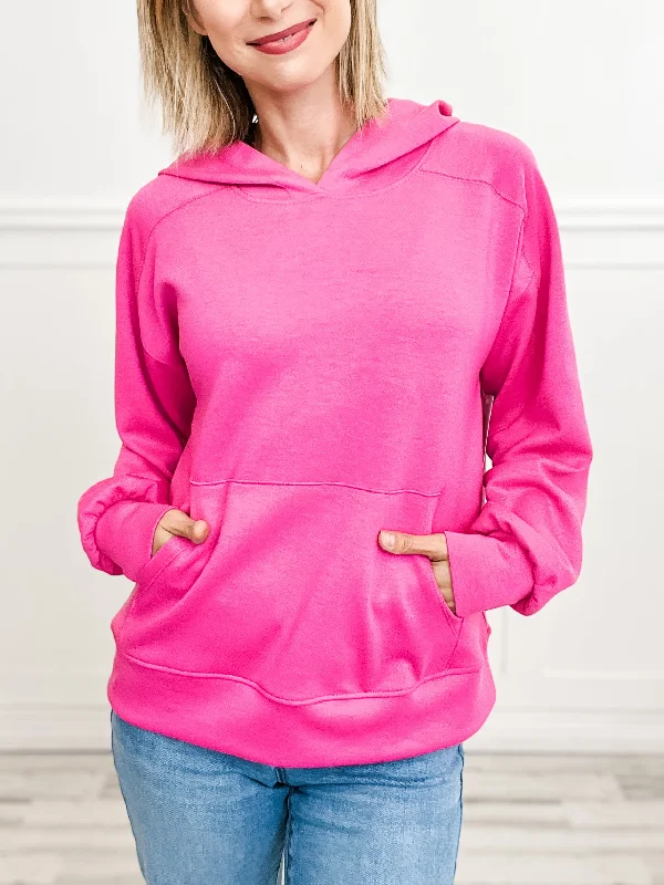 Mega Deal Seaside Modal Hooded Top with Kangaroo Pocket - GROUP A