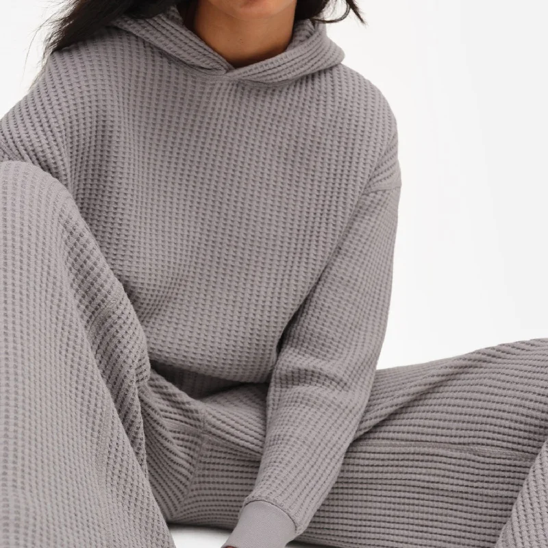 Bargain Alert Organic Waffle Relaxed Hoodie