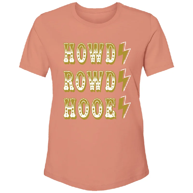 Instant Discount "Howdy Rowdy Hooey" Terracotta T-shirt