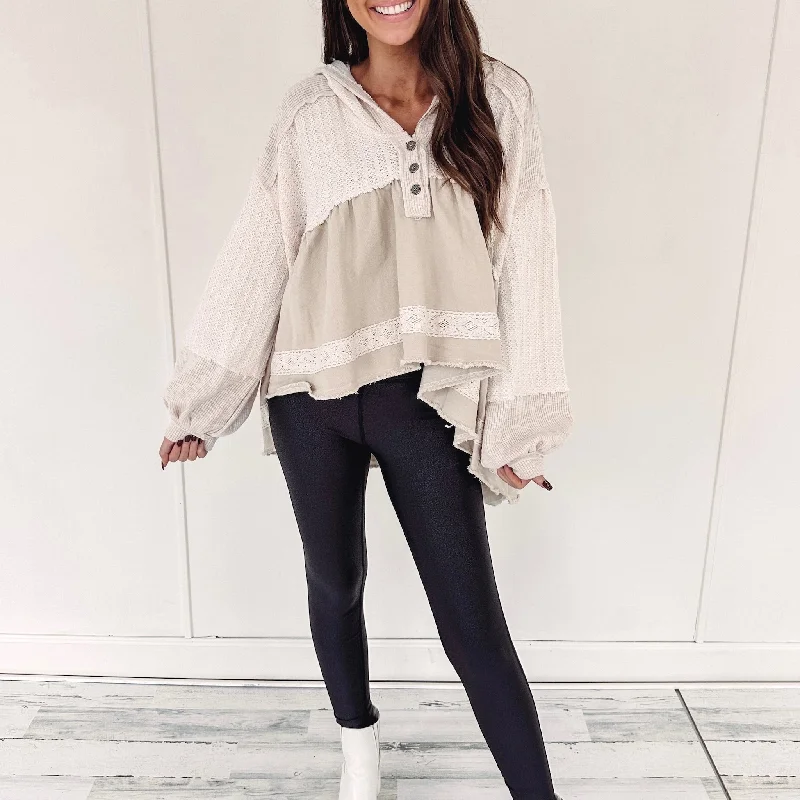 Deep Savings Heather Peplum Top