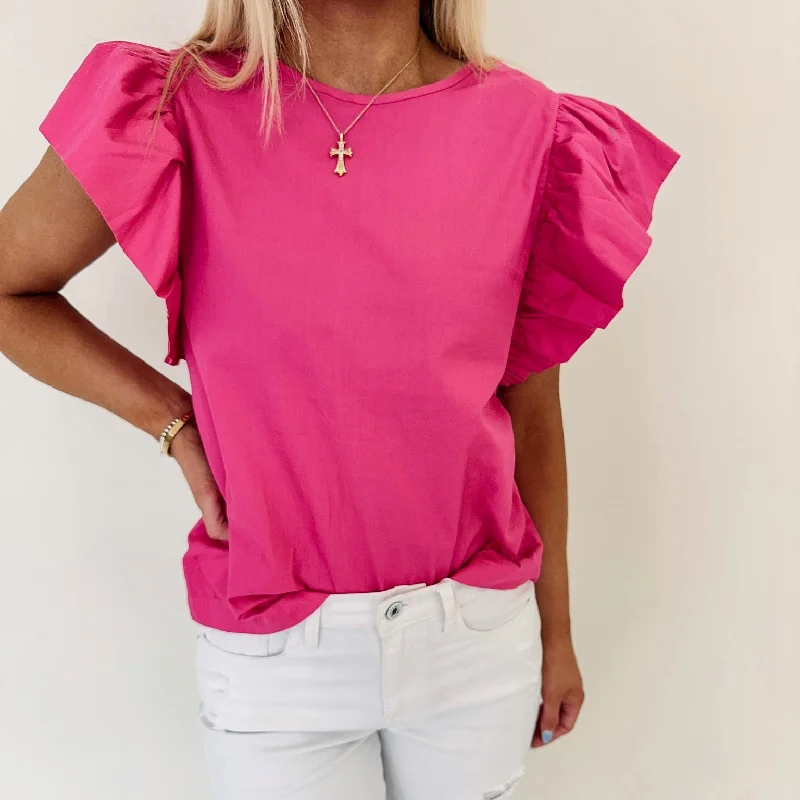Weekend Bargains to Savor Ava Top - Pink