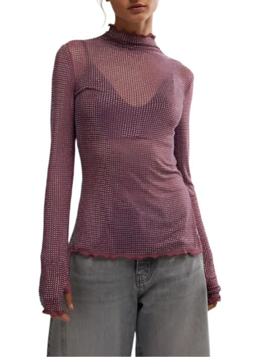 Weekend Offers That Dazzle Free People Dance All Night Layering Top