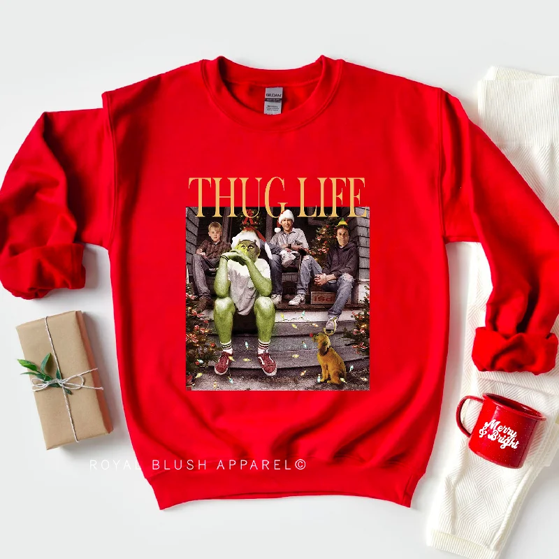 Instant Discount Thug Life Christmas Sweatshirt