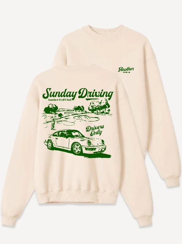 Flash Deals Sunday Driving Oversize Sweatshirt