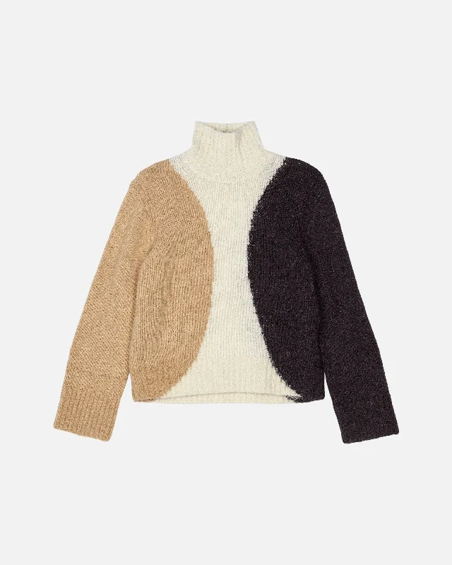 Can't Be Beat Harka Milna T-Neck Knit Long Sleeve Top 61cm