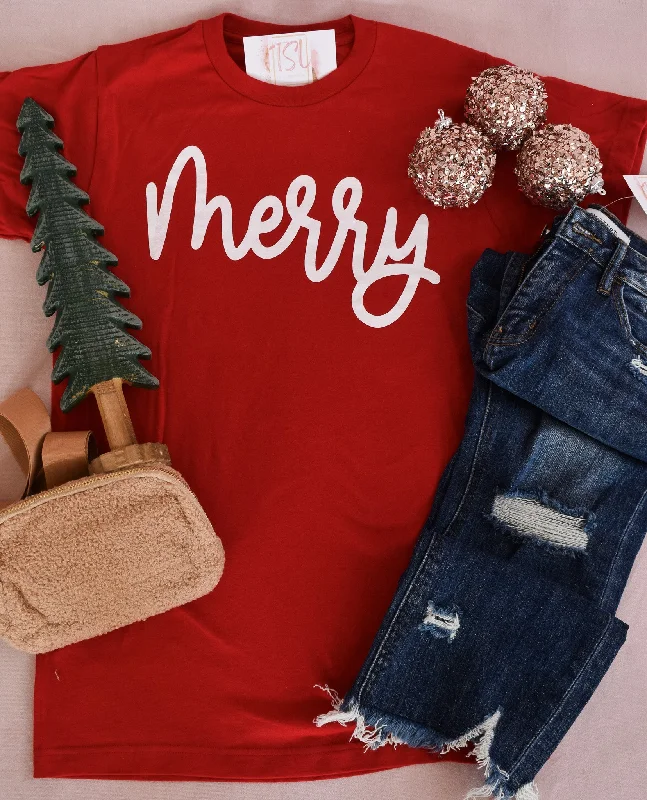 Bonus Offer Merry Short Sleeve Graphic Tee
