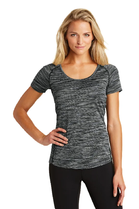 Incredible Offers Ogio Womens Endurance Verge Jersey Moisture Wicking Short Sleeve Scoop Neck T-Shirt - Blacktop Space Dye Incredible Offers Ogio Womens Endurance Verge Jersey Moisture Wicking Short Sleeve Scoop Neck T-Shirt - Blacktop Space Dye