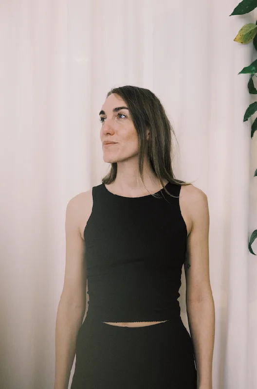 Flash Sale crop top - aria - black