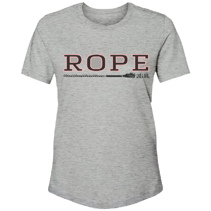 Limited Time "Rope" Grey w/Black/Pink Logo T-shirt