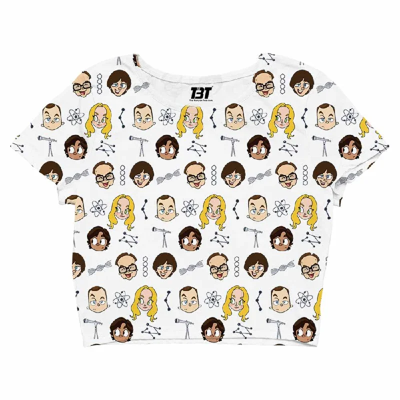 Price Drop Alert The Big Bang Theory AOP Crop Top - Characters