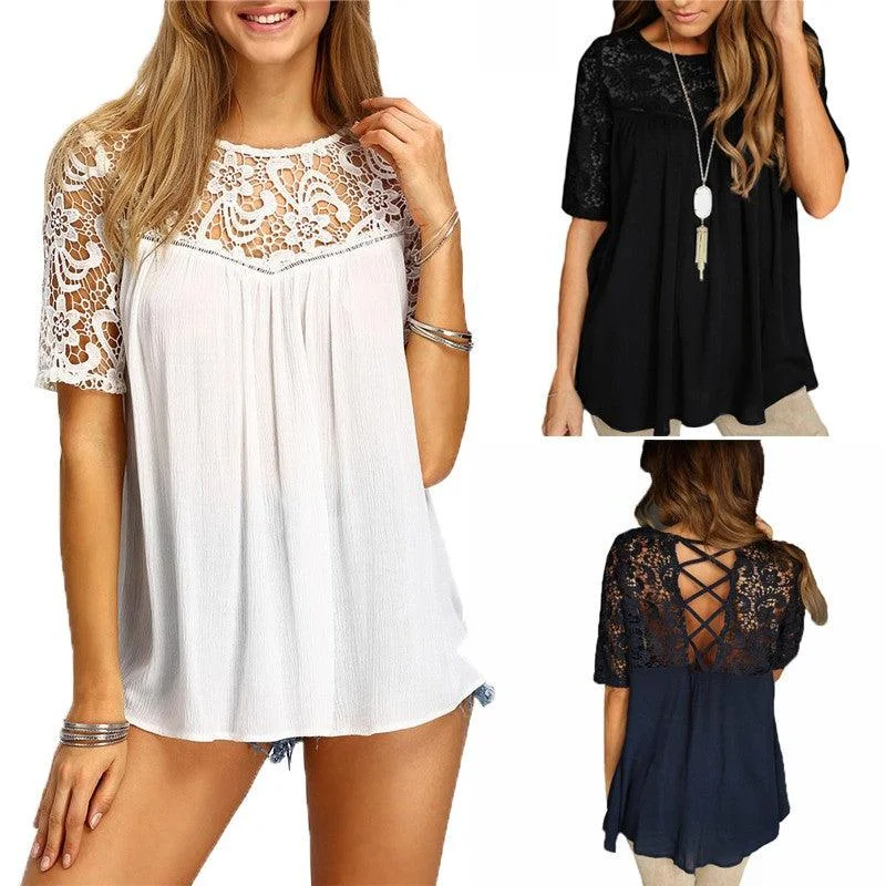 Year-End Clearance LACE & LACE-UP TOP