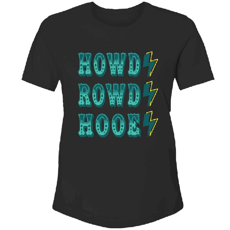 Cash Savings "Howdy Rowdy Hooey" Black Tee