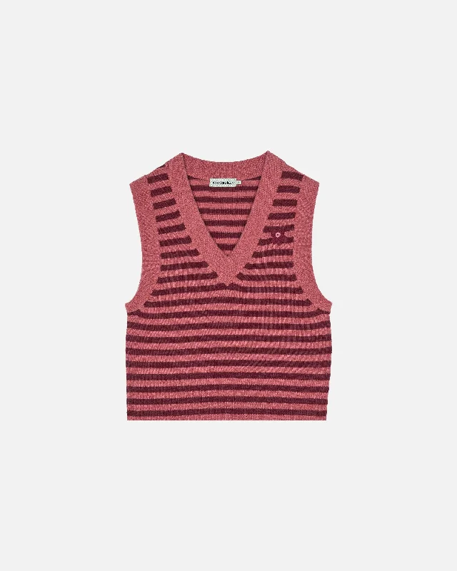Amazing Deals Kioski Tasaraita Eir Wool Vest 55cm