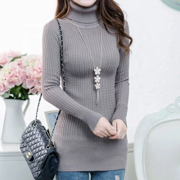 Weekend Deals That Spark Hot Sale Korean Style Turn-Down Collar Sexy Women Cable Knitted Long Sweater Weekend Deals That Spark Hot Sale Korean Style Turn-Down Collar Sexy Women Cable Knitted Long Sweater