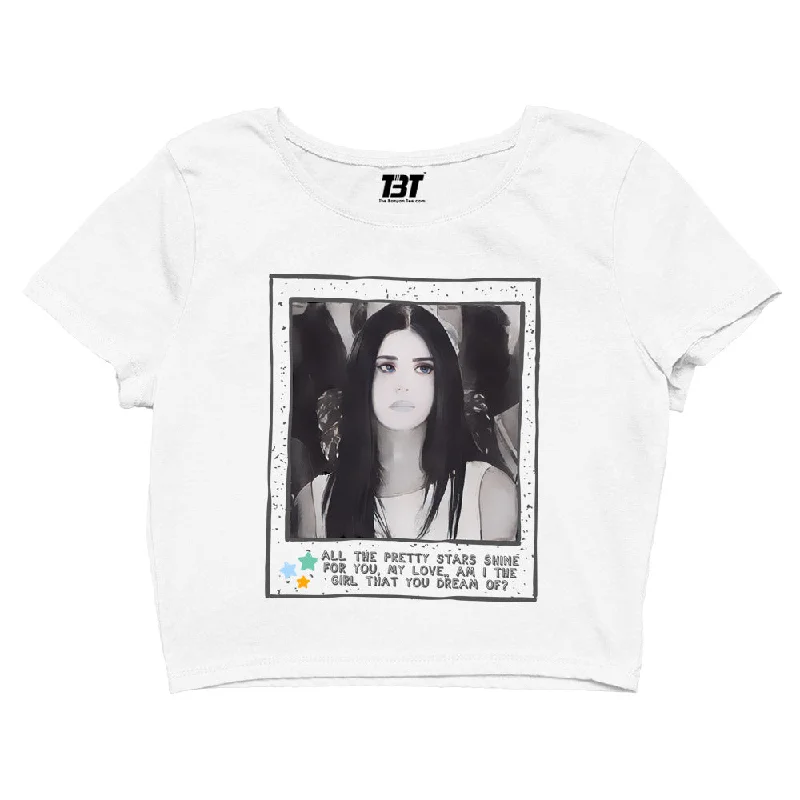 Weekend Flash Sale Lana Del Rey Crop Top - Pretty When You Cry