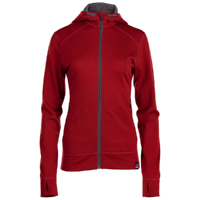 Year-End Sale Womens Merino 260 Casual Hoodie (Red)