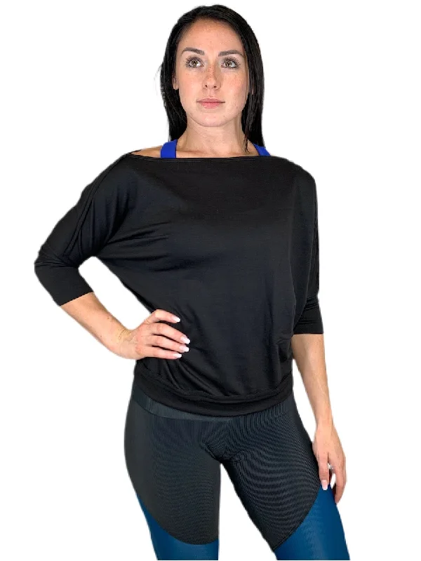 Super Bargain Onzie Flow Weekend One Shoulder Top 3712