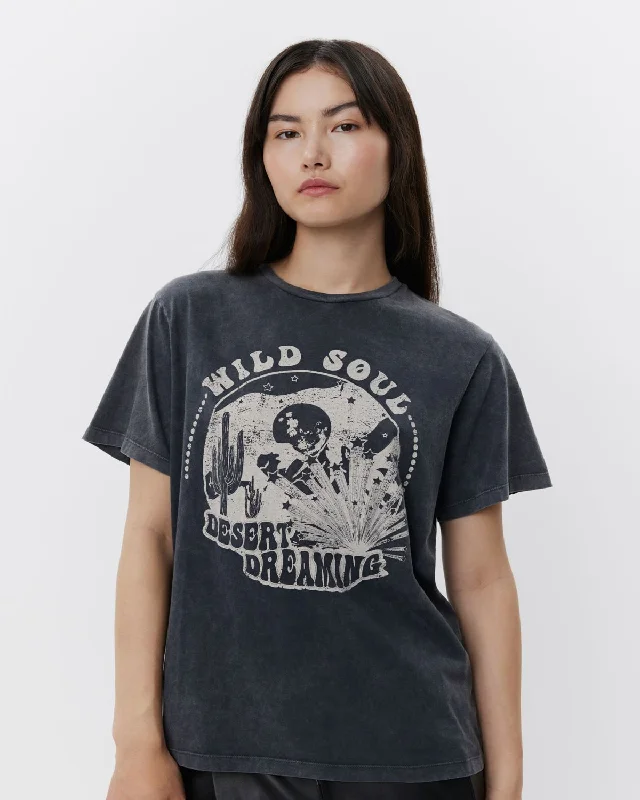 Reduced Prices ZENASW T-SHIRT - Stone washed black