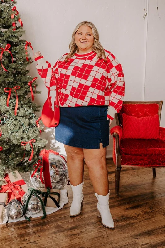 Final Clearance Warm Embrace Knit Sweater Curves