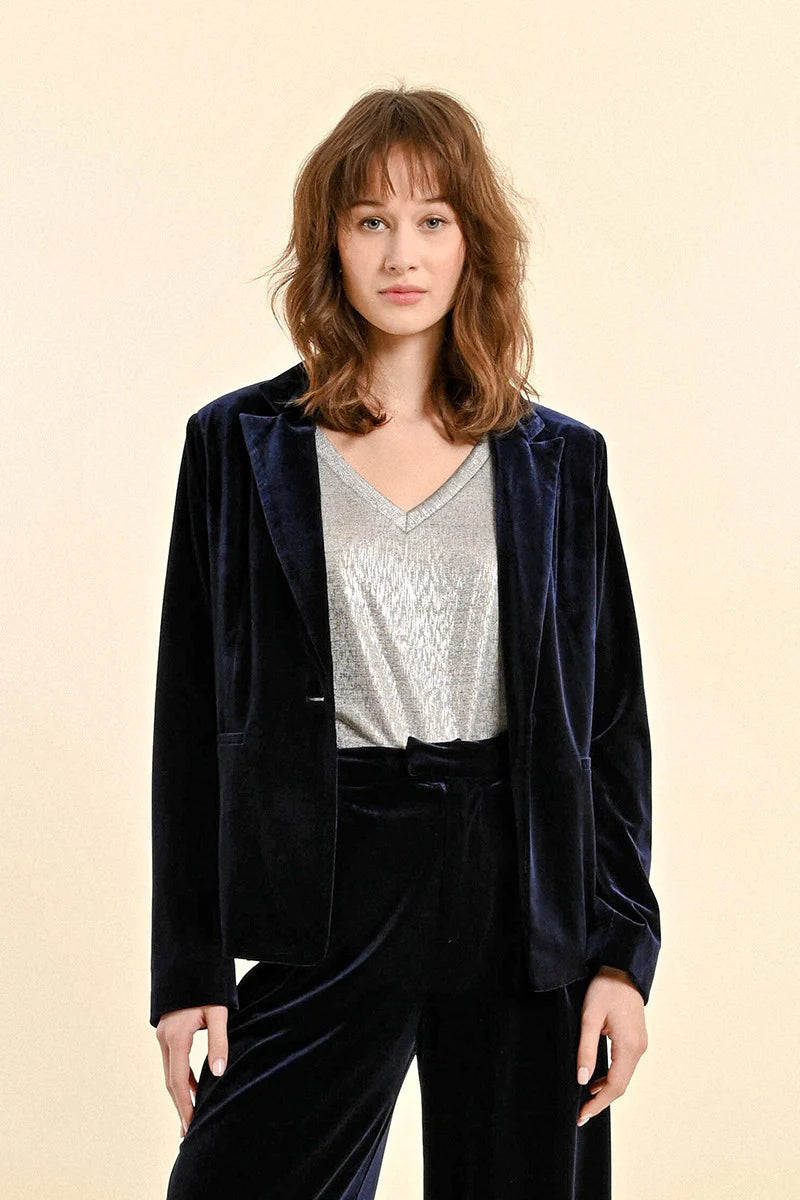 Special Discount Vice Velvet Blazer