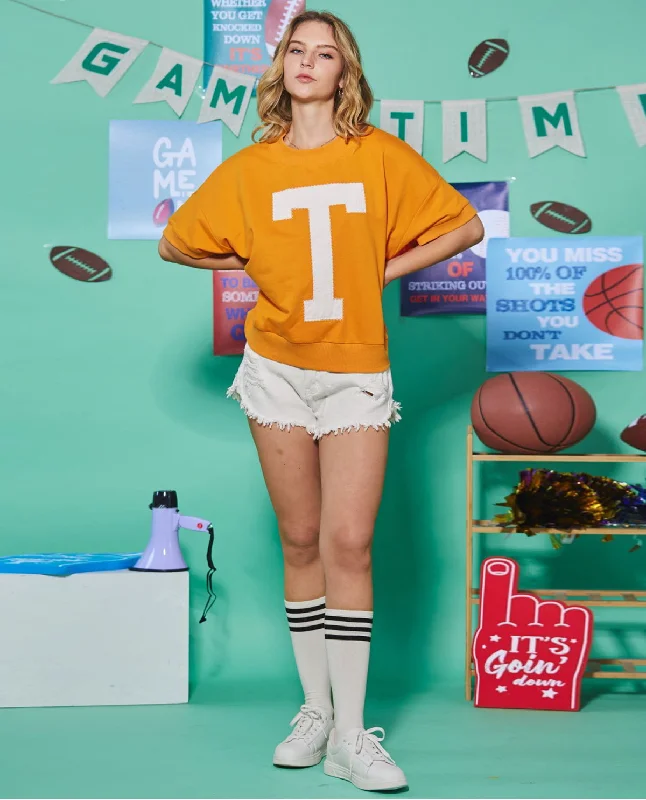 Can't Miss Tennessee Block Letter College T-Shirt
