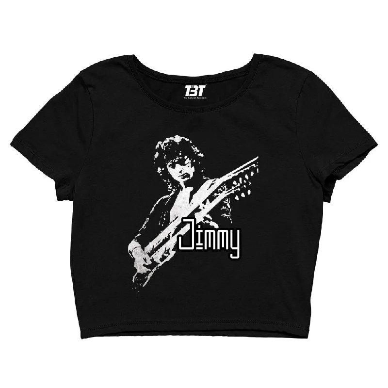 Discount Extravaganza Led Zeppelin Crop Top - Jimmy