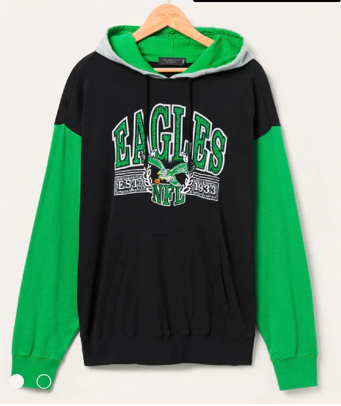 The Best Prices Eagles Tri Color Block Hoodie