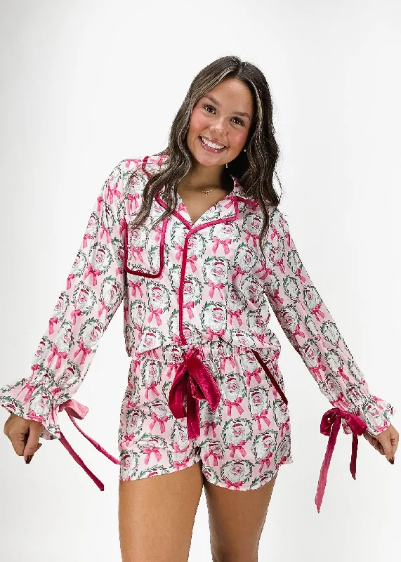 Steals and Deals Noel Ribbon Pajamas