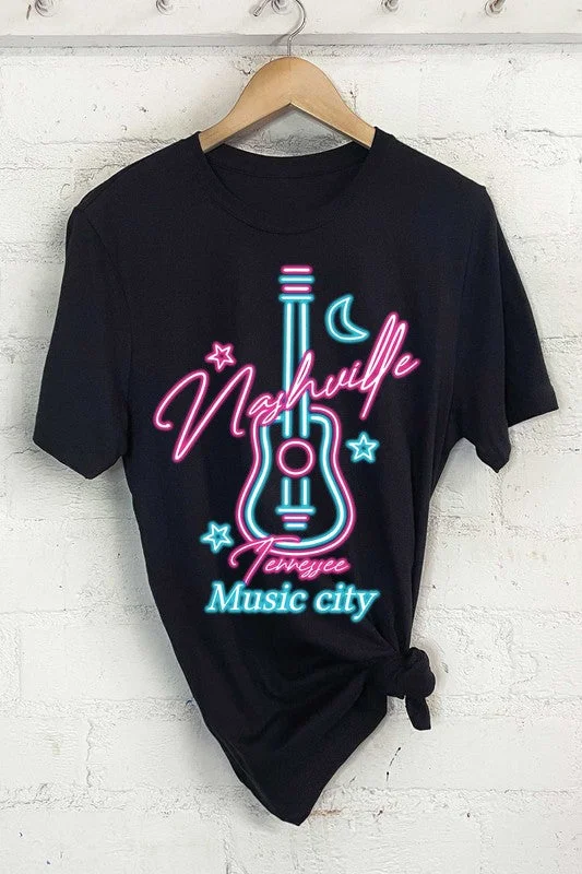 Instant Discount Neon Nashville Tee