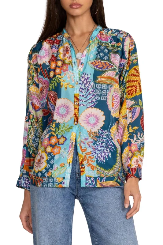 Weekend Savings Fiesta WILD KALANI BLOUSE - C11324B1