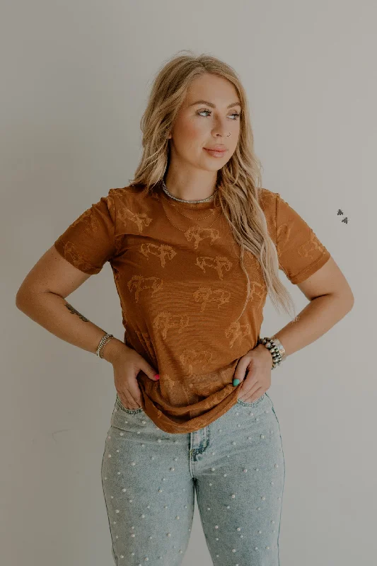New Markdowns BUCK FIFTY TEE *SADDLE