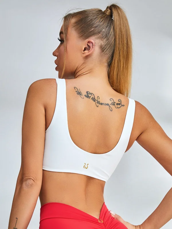 Midnight Sale ZASUWA Female Big U Collar Sports Bras