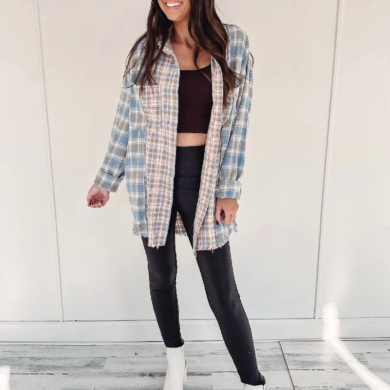 Weekend Deals That Impress Rylee Colorblock Flannel