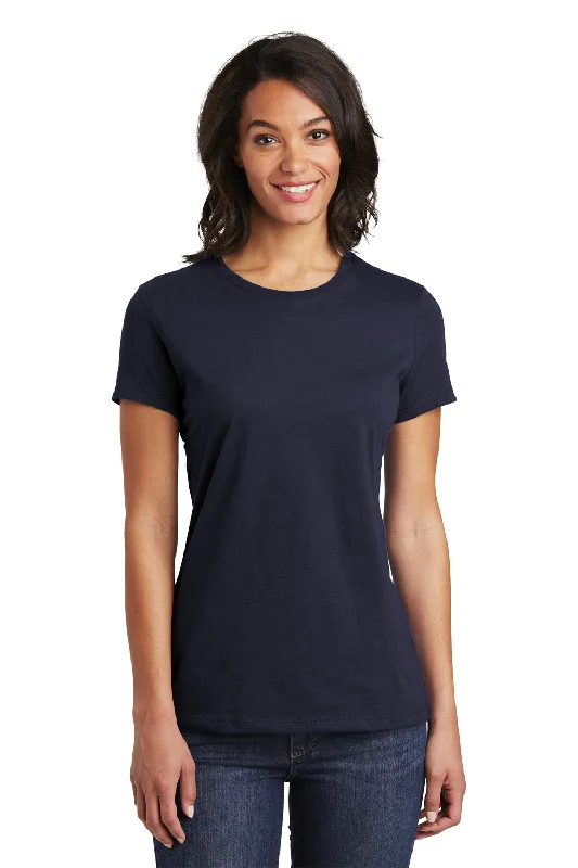 Exclusive Deal District Womens Very Important Short Sleeve Crewneck T-Shirt - New Navy Blue