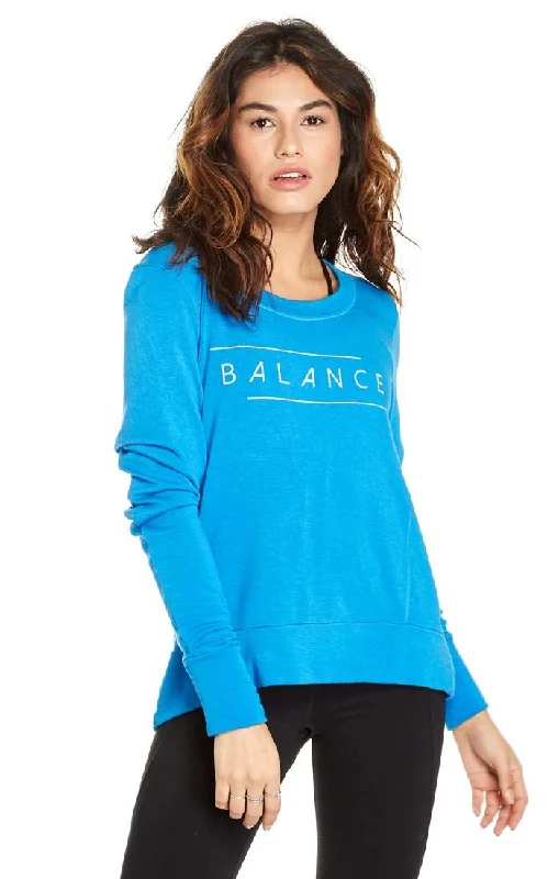Weekend Savings Sensation good hYOUman Jules Balance Open Back Sweatshirt 127176