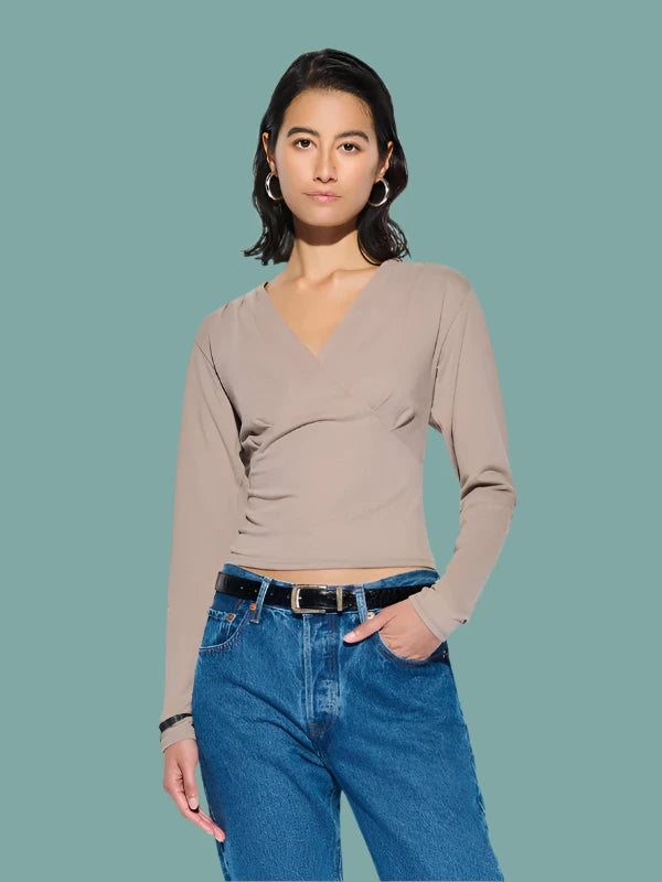 Exclusive Deal Andy Pleated Top