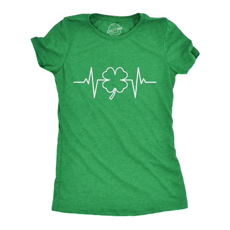 Final Sale St. Patrick's Heart Beat Women's T Shirt