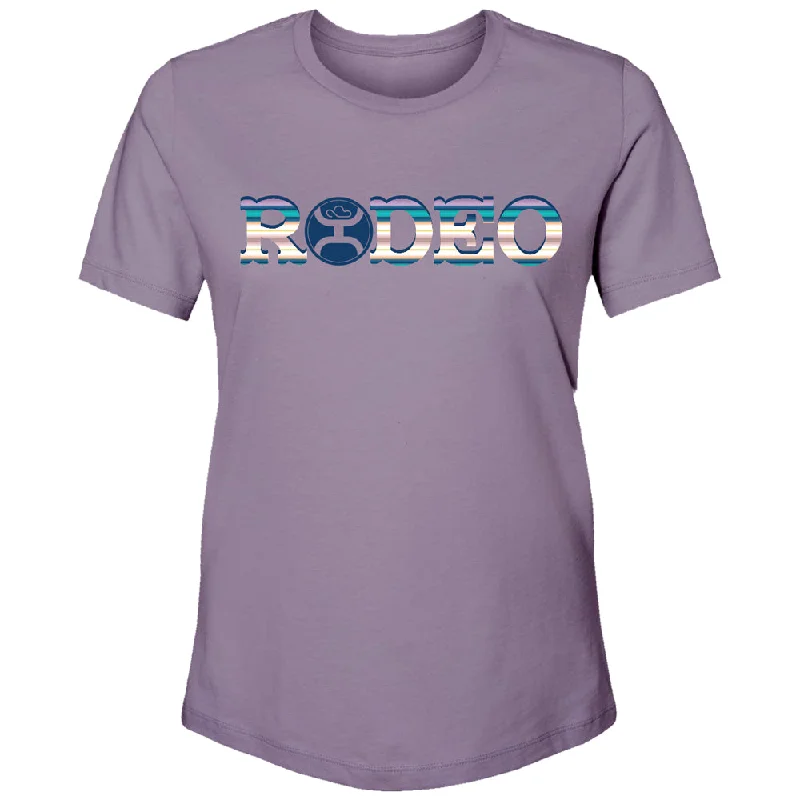Instant Savings "Rodeo" Dusty Purple w/Serape Logo T-shirt