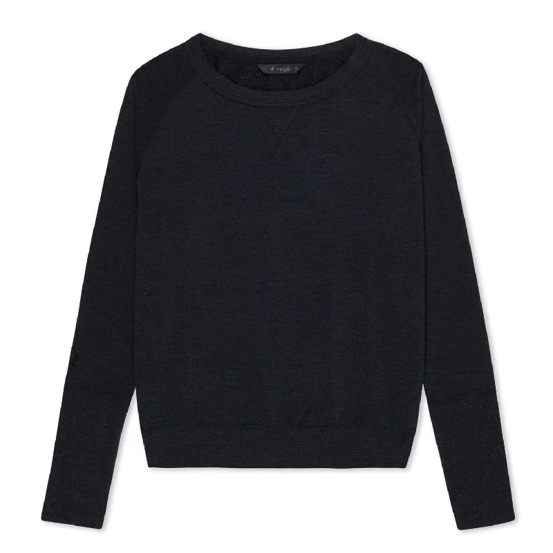 Weekend Deal Women's Natural Tencel Merino Wool Crew Sweatshirt
