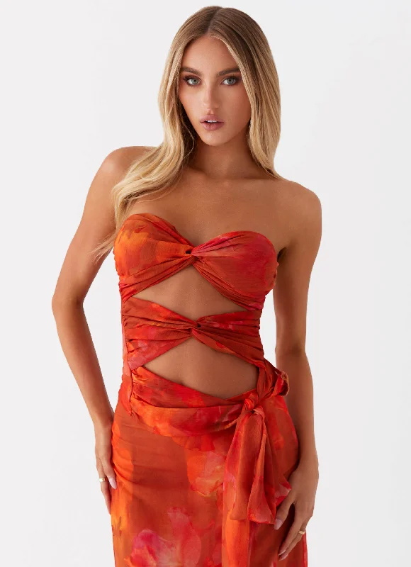 Savings Galore Sunlight Cascade Top - Amber