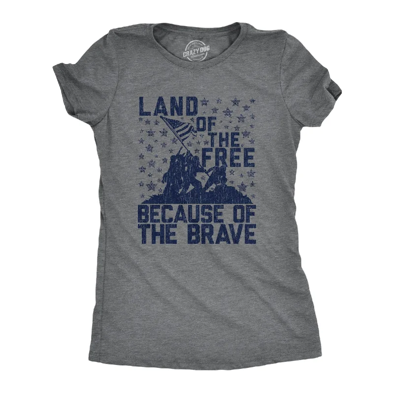 Act Now Land Of The Free Because Of The Brave Women's T Shirt