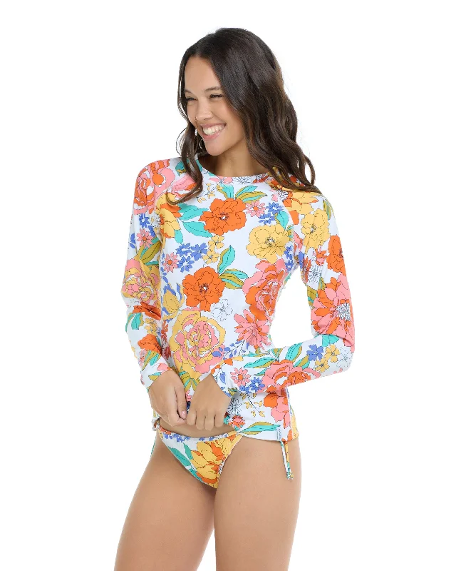 Fantastic Offers Imagine Sleek Long Sleeve Rashguard - Imagine / Snow