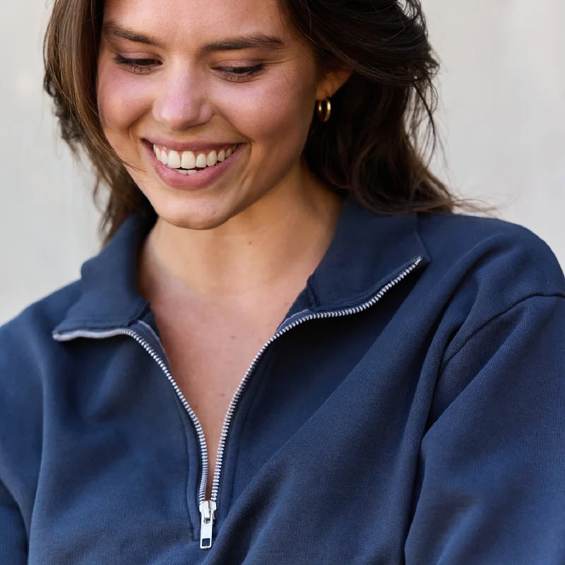 Deal of the Week Organic Fleece Quarter Zip Sweatshirt