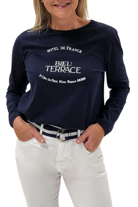 Weekend Bargains to Celebrate BLEU TERRACE L/S TEE - 44997T