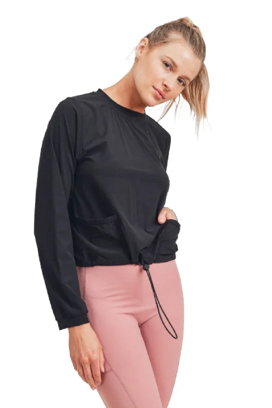 Weekend Discounts to Indulge In Mono B  Pull over Crew Neck Top AT-A0734