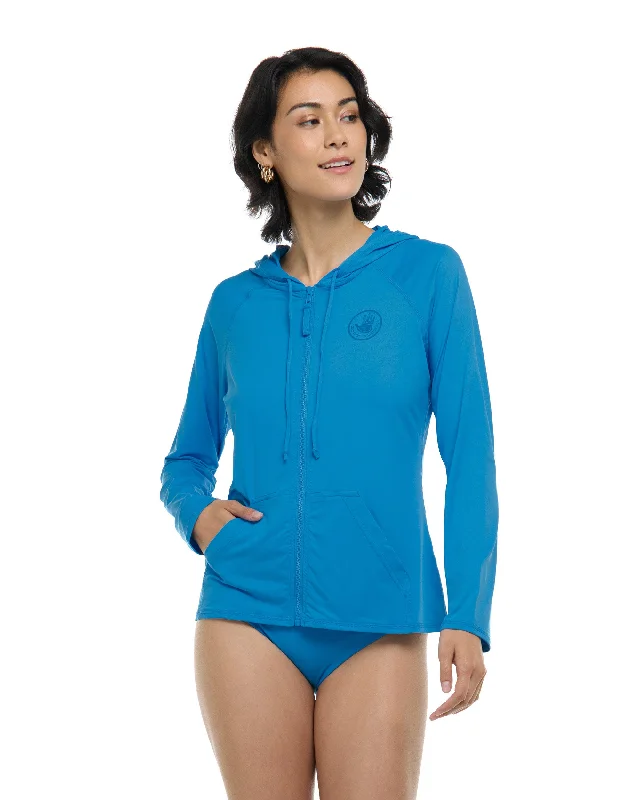Clearance Items Smoothies Barbara Hoodie Rashguard - Wave