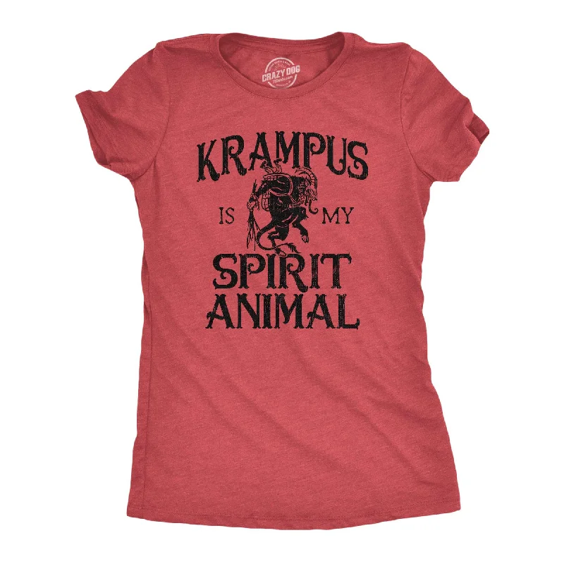 Big Discounts Krampus Is My Spirit Animal Women's T Shirt