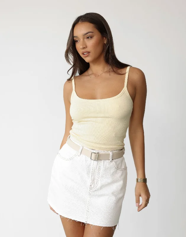 Savings Soar This Weekend Malina Cami Top (Lemon)