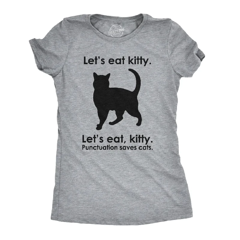 Low Price Let's Eat Kitty Women's T Shirt
