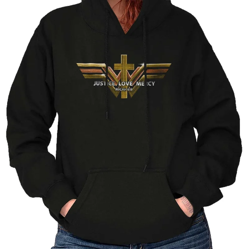 Value Deals Justice Love Mercy Hoodie